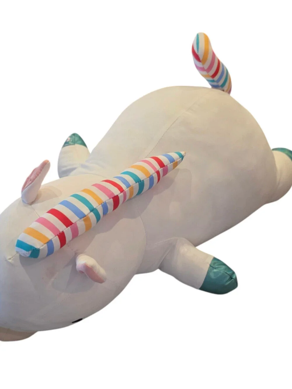 Pillowfort Rainbow Horse Soothing Weighted Plush throw pillow